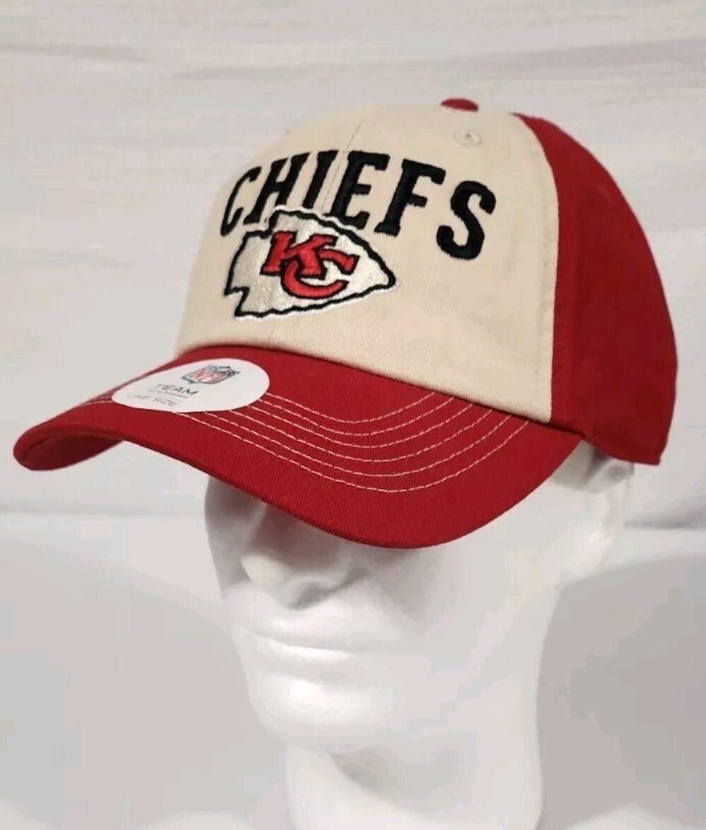 Kansas City Chiefs Embroidered Slouch Fit Hat Strapback Cap